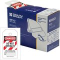 Brady Brady® 150501 RipTag„¢ Safety Tag Roll Do Not Operate, 3"W x 5.75"H, 100/Roll, Red Stripes 150501